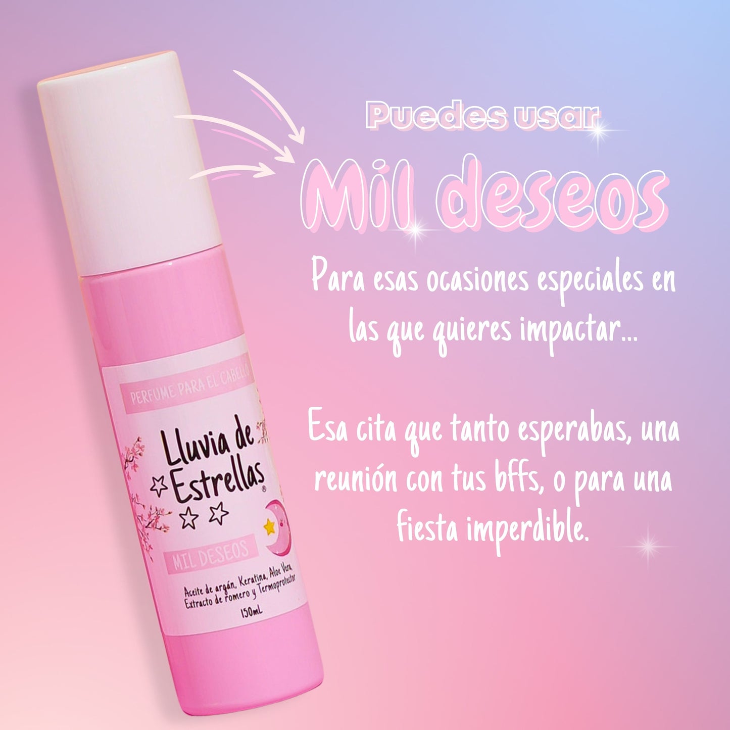 Perfume para el Cabello